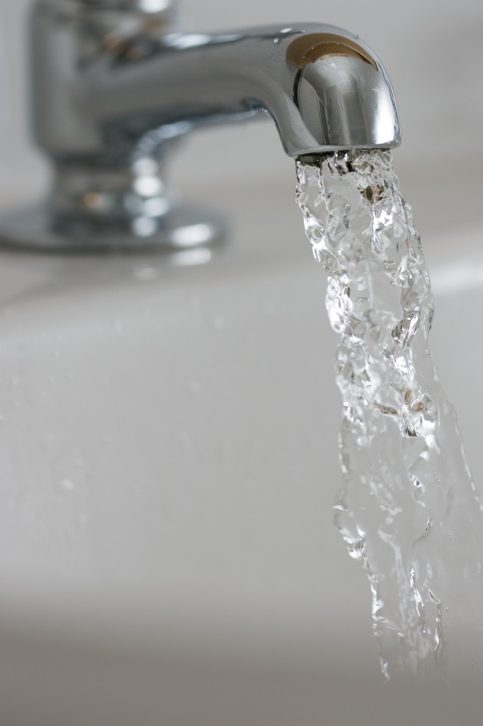 Water Flows From Domestic Tap, UK