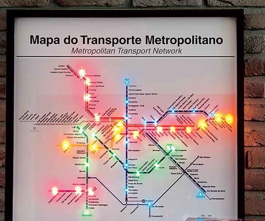 mapa do metrô
