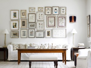quadros na parede